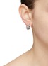 Figure View - Click To Enlarge - MISSOMA - Rhodium Plated Sterling Silver Twisted Mini Stud Earrings
