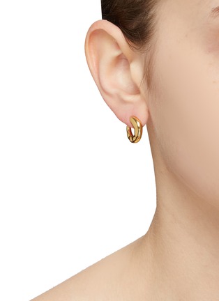 Figure View - Click To Enlarge - MISSOMA - 18k Gold Plated Sterling Silver Mini Twisted Stud Earrings