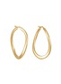 Main View - Click To Enlarge - MISSOMA - 18k Gold Plated Sterling Silver Medium Waved Hoop Earrings