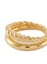 Detail View - Click To Enlarge - MISSOMA - ‘Twisted Helical’ 18k Gold Plated Sterling Silver Radial Ring