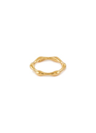 Main View - Click To Enlarge - MISSOMA - ‘Magma’ 18k Gold Plated Sterling Silver Molten Ring