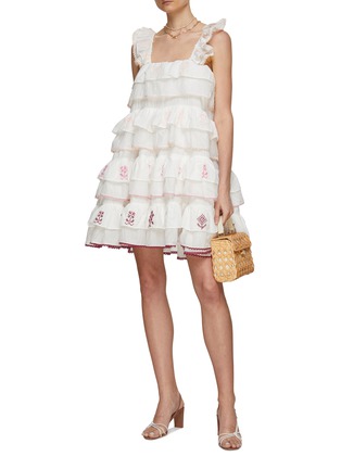 INNIKA CHOO | Tiered Cotton Mini Dress | Women | Lane Crawford