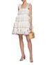Figure View - Click To Enlarge - INNIKA CHOO - Tiered Cotton Mini Dress