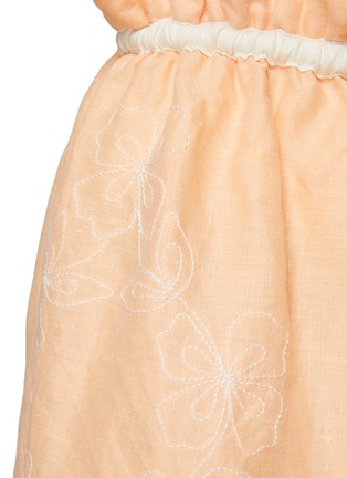  - INNIKA CHOO - Floral Stitching Bicoloured Drawstring Shorts
