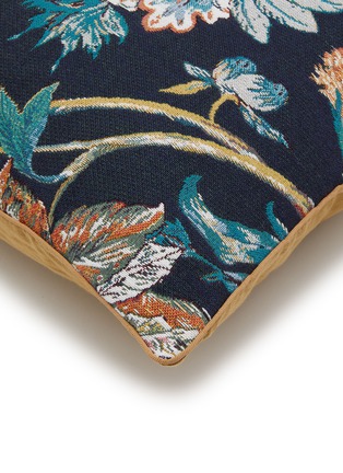Detail View - Click To Enlarge - YVES DELORME - x Iosis Golestan Cushion Cover — Nuit