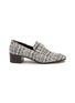 Main View - Click To Enlarge - BOUGEOTTE - Flaneur Heeled Tweed Loafers