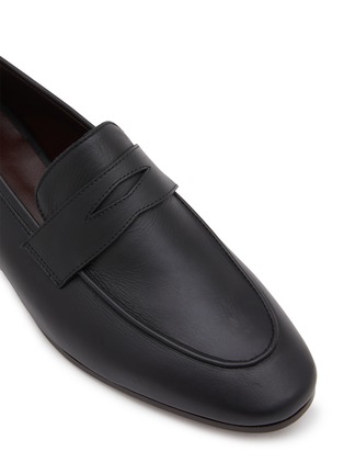 Detail View - Click To Enlarge - BOUGEOTTE - Flaneur Leather Loafers