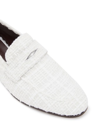Detail View - Click To Enlarge - BOUGEOTTE - Flaneur Lurex Tweed Loafers