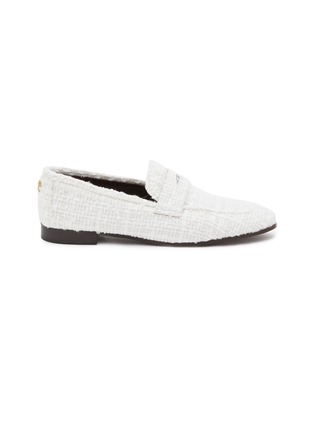 Main View - Click To Enlarge - BOUGEOTTE - Flaneur Lurex Tweed Loafers