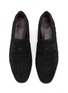 Detail View - Click To Enlarge - BOUGEOTTE - Flaneur Heeled Lurex Tweed Loafers