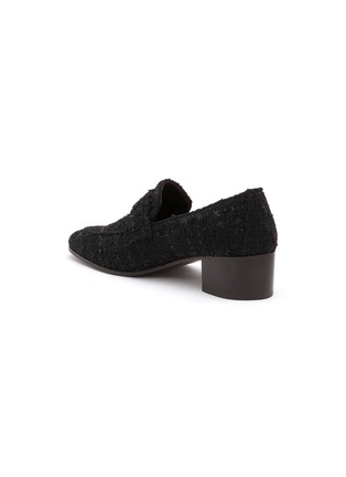  - BOUGEOTTE - Flaneur Heeled Lurex Tweed Loafers