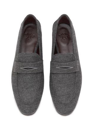 Detail View - Click To Enlarge - BOUGEOTTE - Flaneur Flannel Loafers