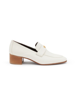 BOUGEOTTE | Flaneur Heeled Leather Loafers