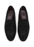 Detail View - Click To Enlarge - BOUGEOTTE - Flaneur Lurex Tweed Loafers