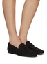 Figure View - Click To Enlarge - BOUGEOTTE - Flaneur Lurex Tweed Loafers