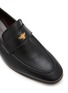 Detail View - Click To Enlarge - BOUGEOTTE - Flaneur Heeled Leather Loafers