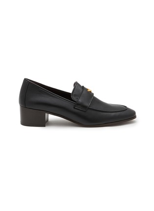 BOUGEOTTE | Flaneur Heeled Leather Loafers