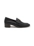 Main View - Click To Enlarge - BOUGEOTTE - Flaneur Heeled Leather Loafers