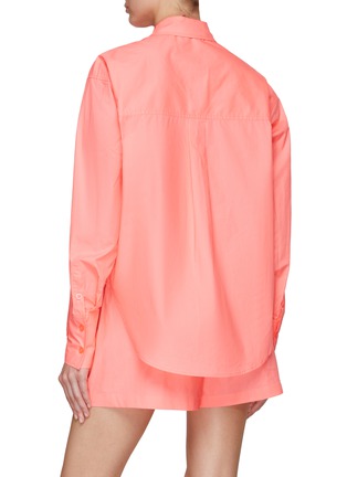 Back View - Click To Enlarge - GOOD AMERICAN - Weekend Cotton Poplin Shirt