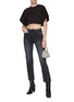 Figure View - Click To Enlarge - GOOD AMERICAN - Always Fits Good Legs Straight Leg Jeans