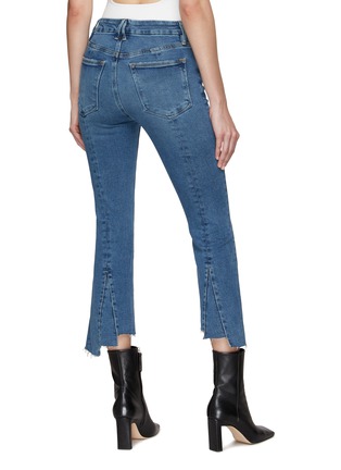 Back View - Click To Enlarge - GOOD AMERICAN - Good Legs Cropped Mini Boot Jeans