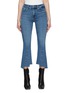 Main View - Click To Enlarge - GOOD AMERICAN - Good Legs Cropped Mini Boot Jeans