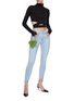 Figure View - Click To Enlarge - GOOD AMERICAN - Good Legs Raw Jagged Edge Jeans