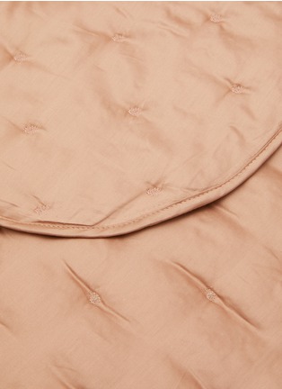 Detail View - Click To Enlarge - YVES DELORME - Triomphe Bedcover — Sienna