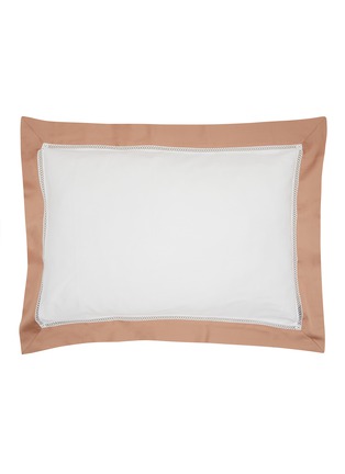Main View - Click To Enlarge - YVES DELORME - Walton Pillow Case — Sienna