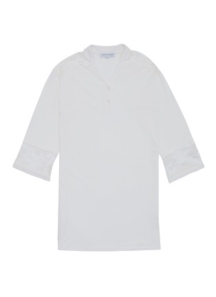 Main View - Click To Enlarge - YVES DELORME - Lyrisme Short Nightdress — Size XS/Ecru