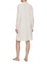 Back View - Click To Enlarge - YVES DELORME - Conte Short Nightdress — Size XS/Perle