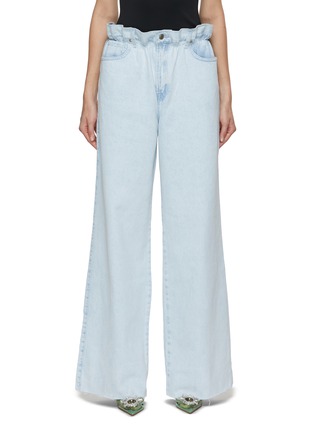 Main View - Click To Enlarge - GOOD AMERICAN - Paperbag Wide Leg Pants