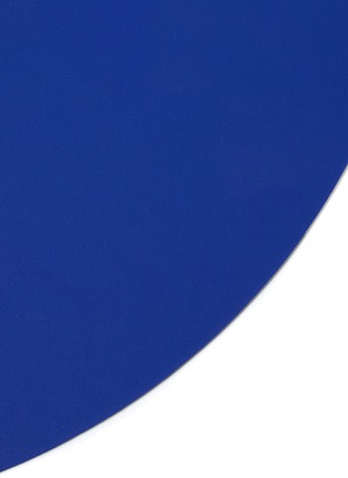 Detail View - Click To Enlarge - THE CONRAN SHOP - Cuero Recycled Leather Round Placemat — Conran Blue