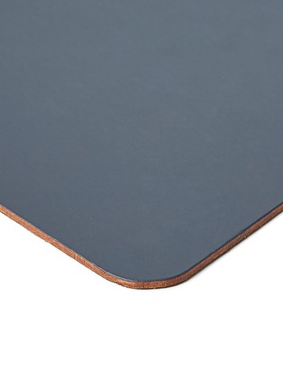 Detail View - Click To Enlarge - THE CONRAN SHOP - Cuero Recycled Leather Square Coaster — Grey