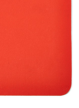 Detail View - Click To Enlarge - THE CONRAN SHOP - Cuero Recycled Leather Rectangular Placemat — Orange