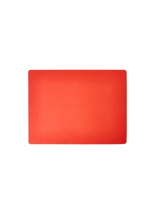 Main View - Click To Enlarge - THE CONRAN SHOP - Cuero Recycled Leather Rectangular Placemat — Orange
