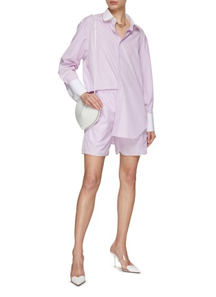 Figure View - Click To Enlarge - ATELIER LE DIPLOMATE - Madison Shirt And Shorts Set