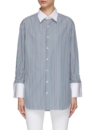Main View - Click To Enlarge - ATELIER LE DIPLOMATE - Margaux Striped Shirt