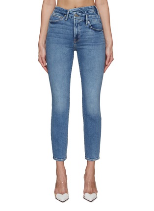 Main View - Click To Enlarge - GOOD AMERICAN - Good Classic Double Waistband Jeans