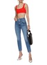 Figure View - Click To Enlarge - GOOD AMERICAN - Good Classic Double Waistband Jeans