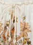  - ZIMMERMANN - Floral Print Linen Midi Skirt