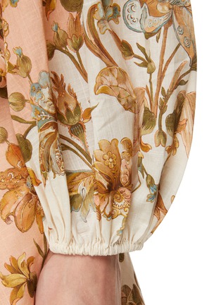  - ZIMMERMANN - Floral Print Wrap Mini Dress