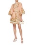 Figure View - Click To Enlarge - ZIMMERMANN - Floral Print Wrap Mini Dress