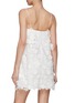 Back View - Click To Enlarge - ZIMMERMANN - Raie Floral Lace Mini Dress