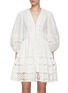 Main View - Click To Enlarge - ZIMMERMANN - Devi Puff Sleeve Mini Dress