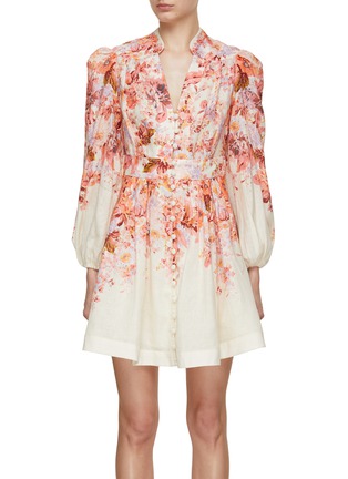 ZIMMERMANN | Floral Print Mini Dress