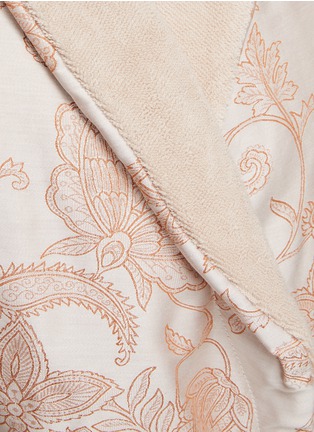 Detail View - Click To Enlarge - YVES DELORME - Perse Bath Robe — Size M