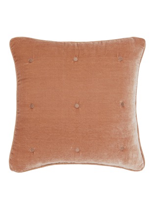 Main View - Click To Enlarge - YVES DELORME - Cocon Cushion Cover — Sienna