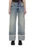 Main View - Click To Enlarge - R13 - Deep Cuff Straight Leg Jeans