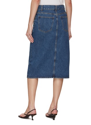 Back View - Click To Enlarge - CO - Denim Midi Skirt